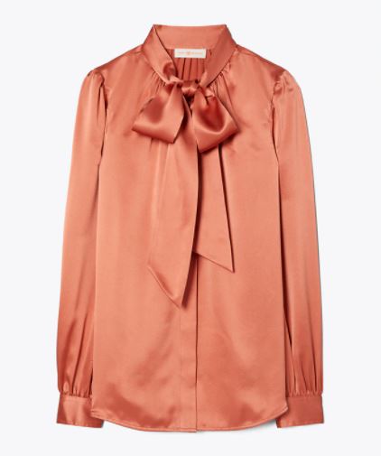 Tory orange blouse