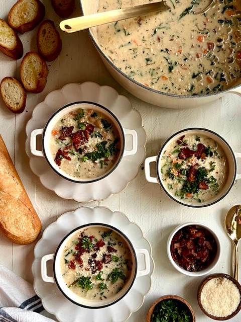 Greenfield's Bacon, Bean and Kale Soup