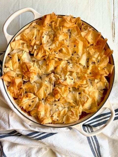 Skillet Mushroom Pot Pie