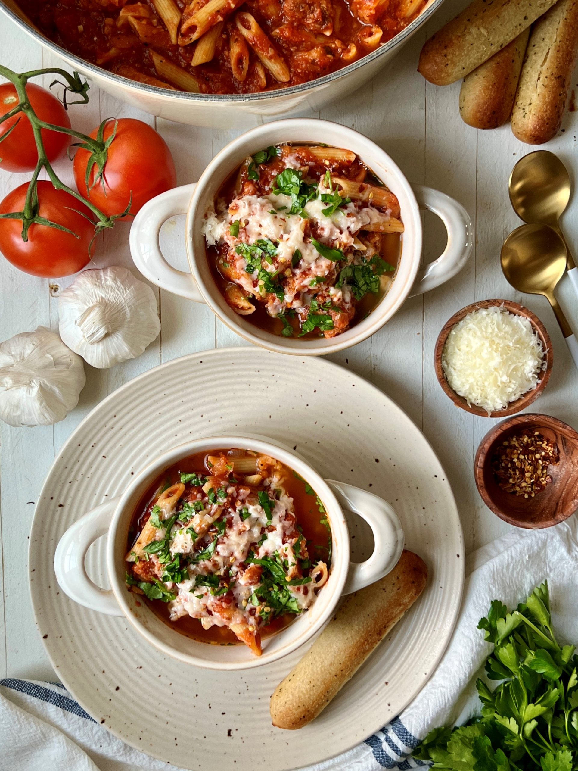 Chicken Parmesan Soup