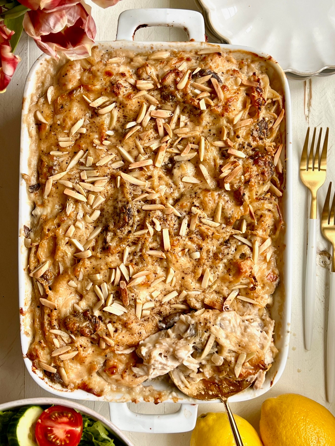 southern chicken tetrazzini Casserole