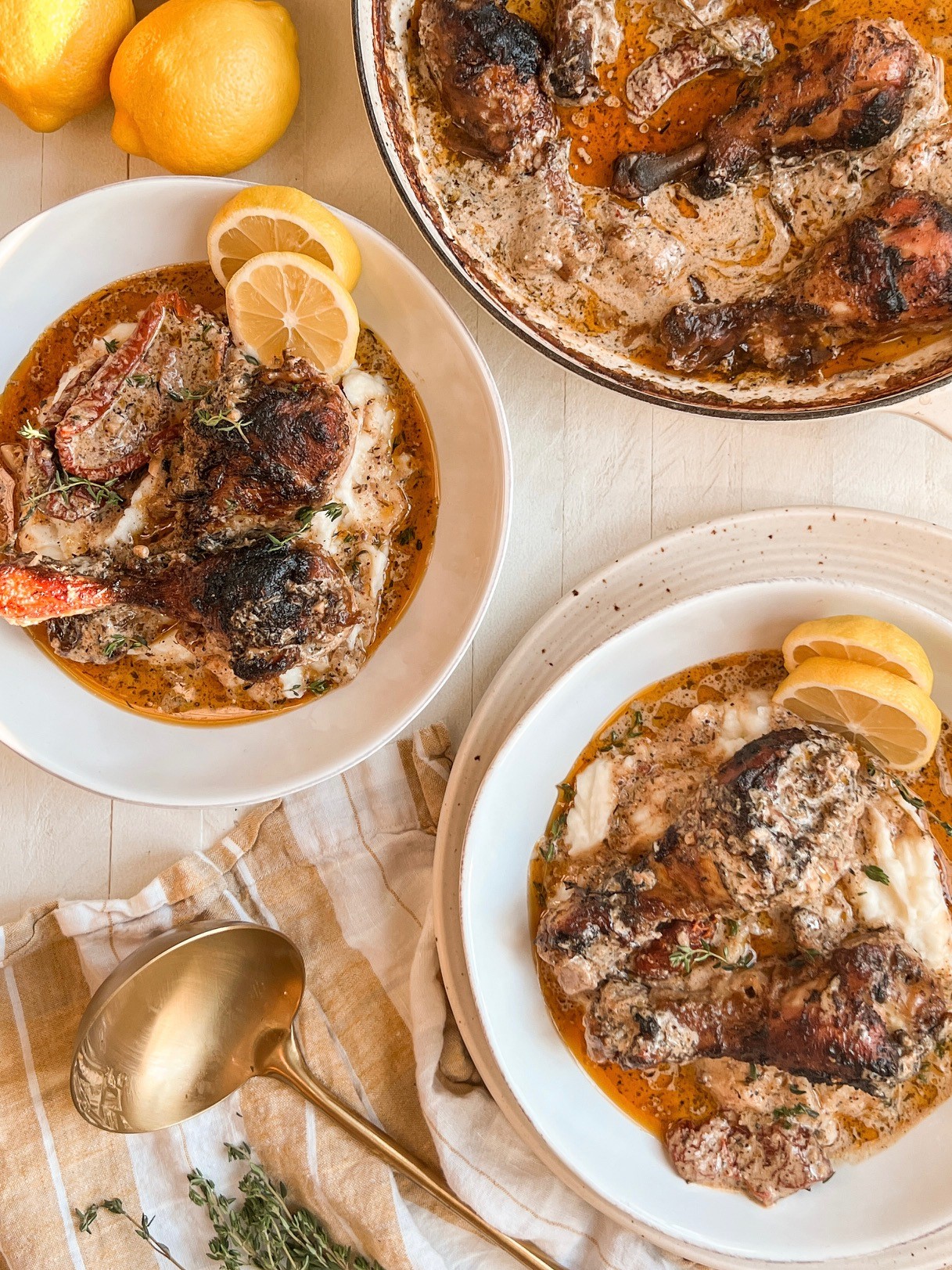 creamy & spicy blackened pepper chicken