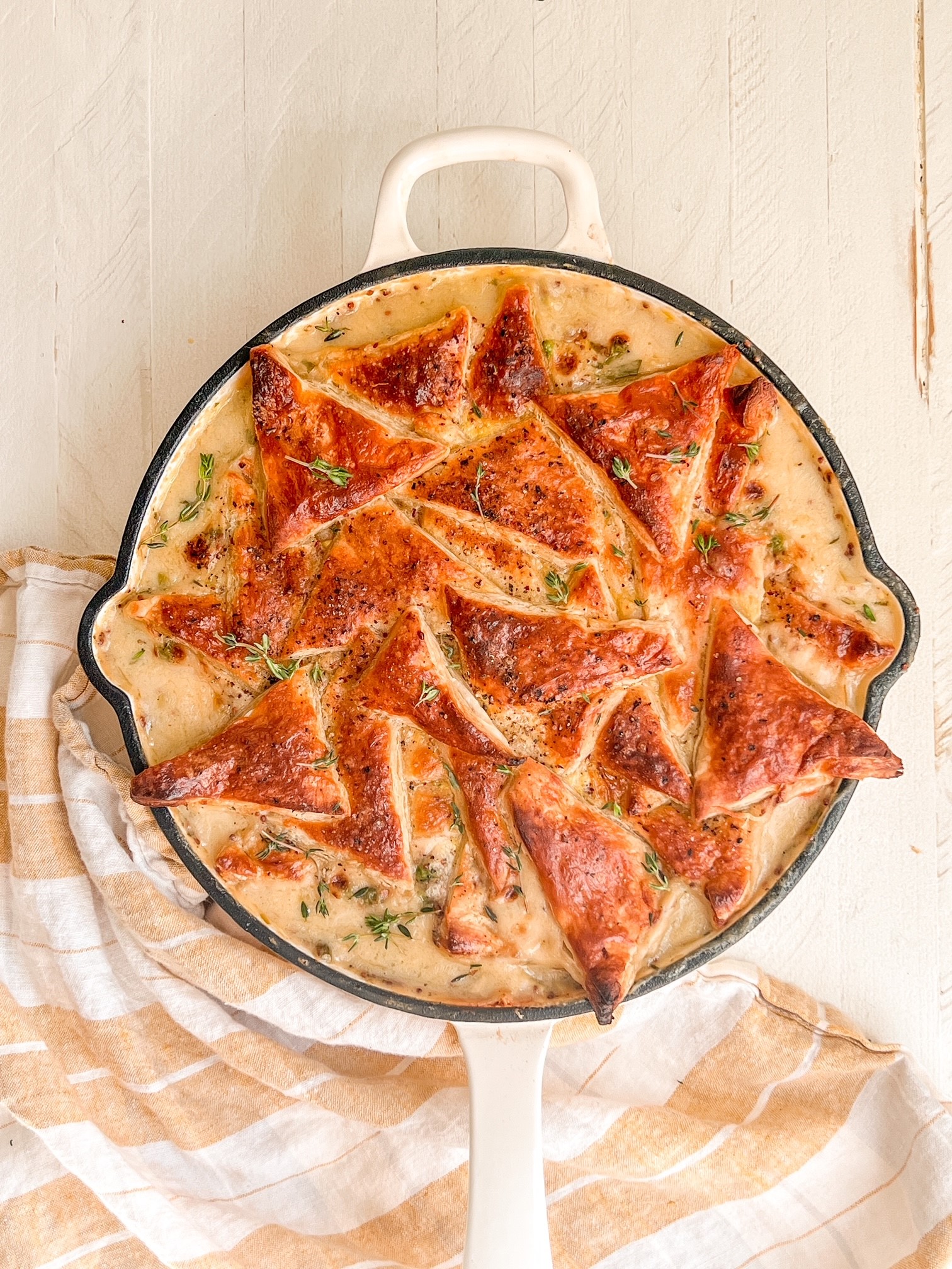 springtime vegetable pot pie