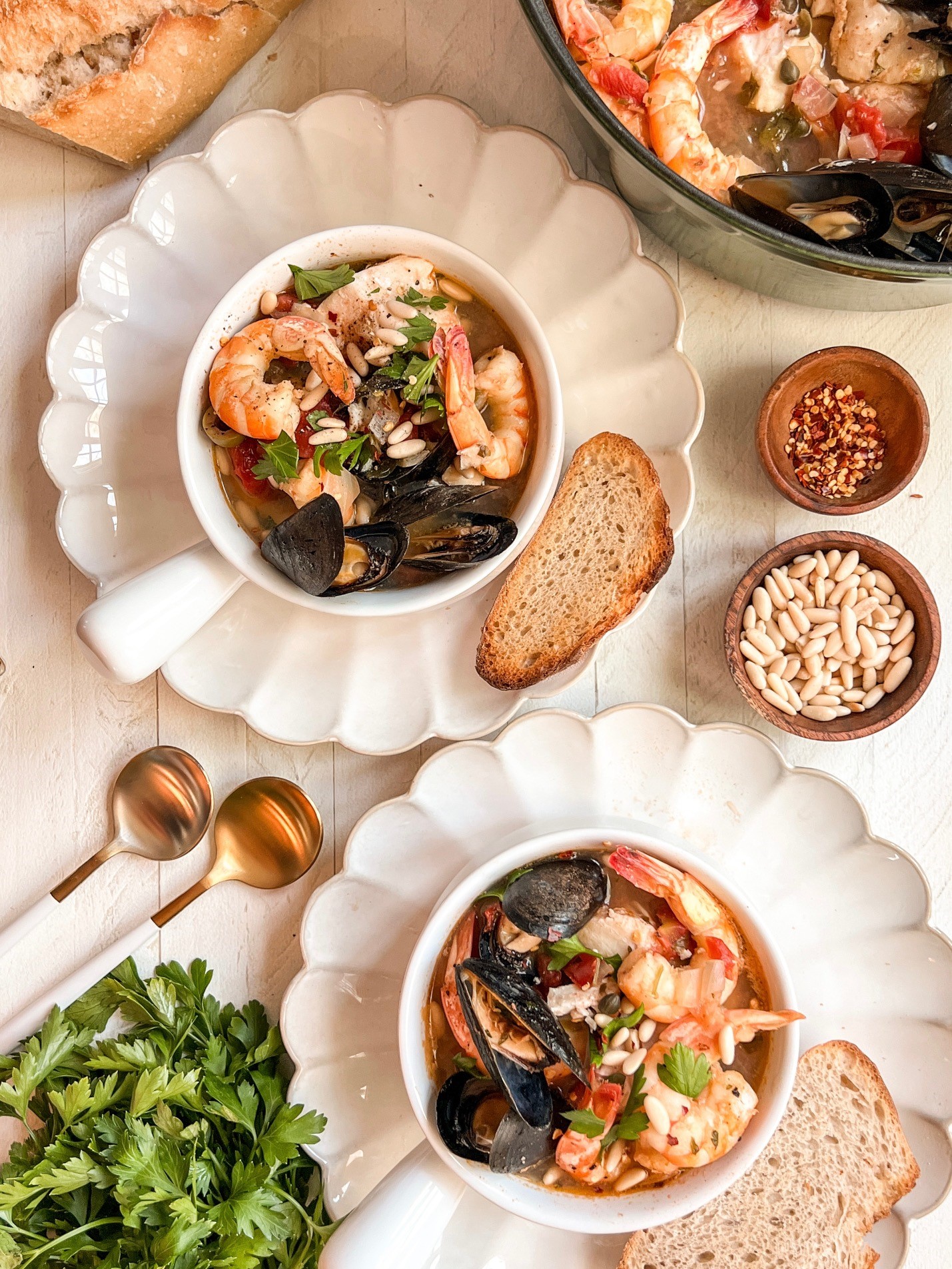 rsutic puttenseca seafood stew