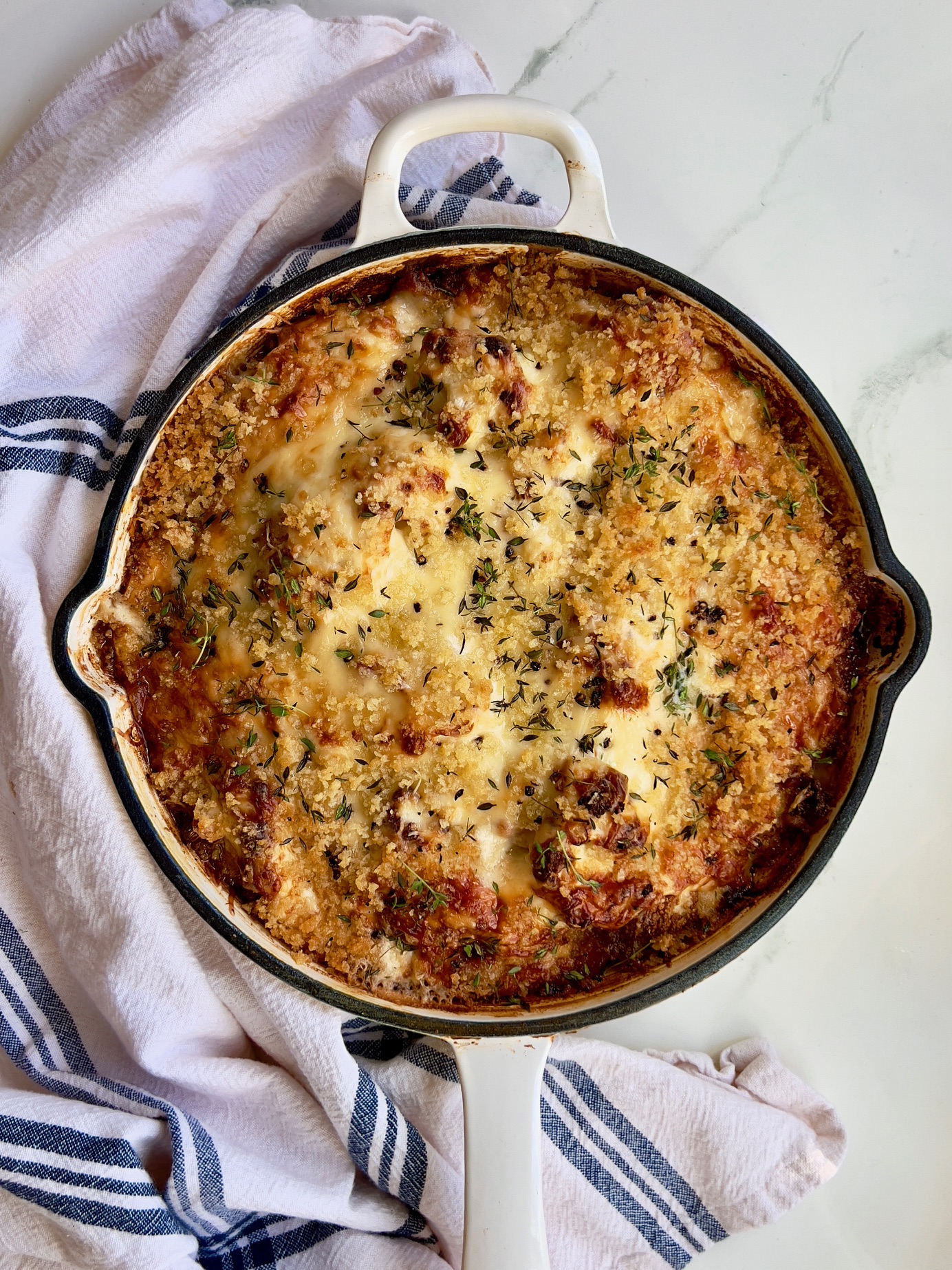 White Christmas Cauliflower Au Gratin