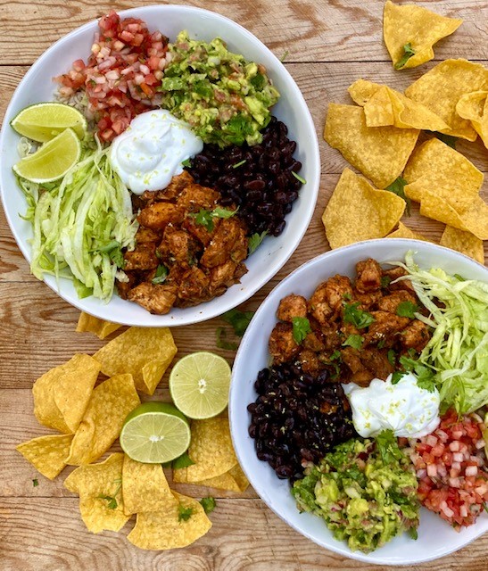 Copycat Chipotle Chicken Burrito Bowl Spice World