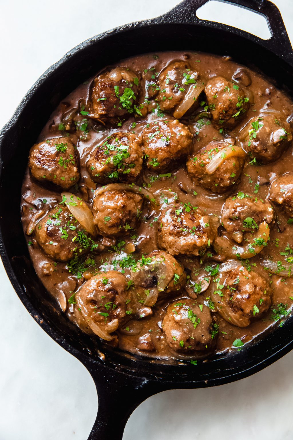 Salisbury-Steak-Meatballs