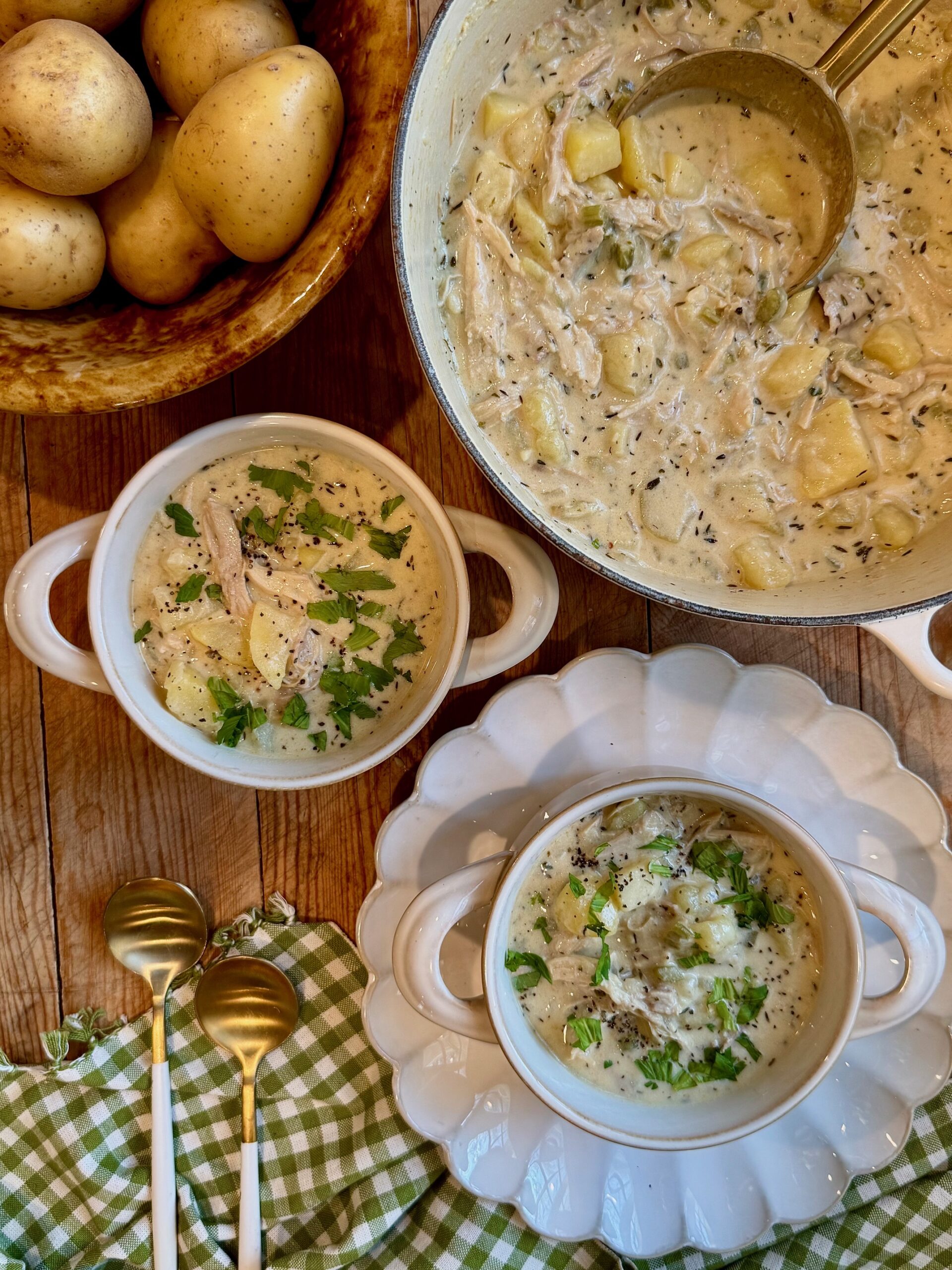 Leftover Thanksgiving Turkey Chowder