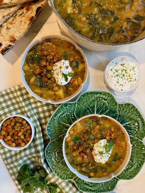 Spiced Turmeric Chickpea Vegetable Stew