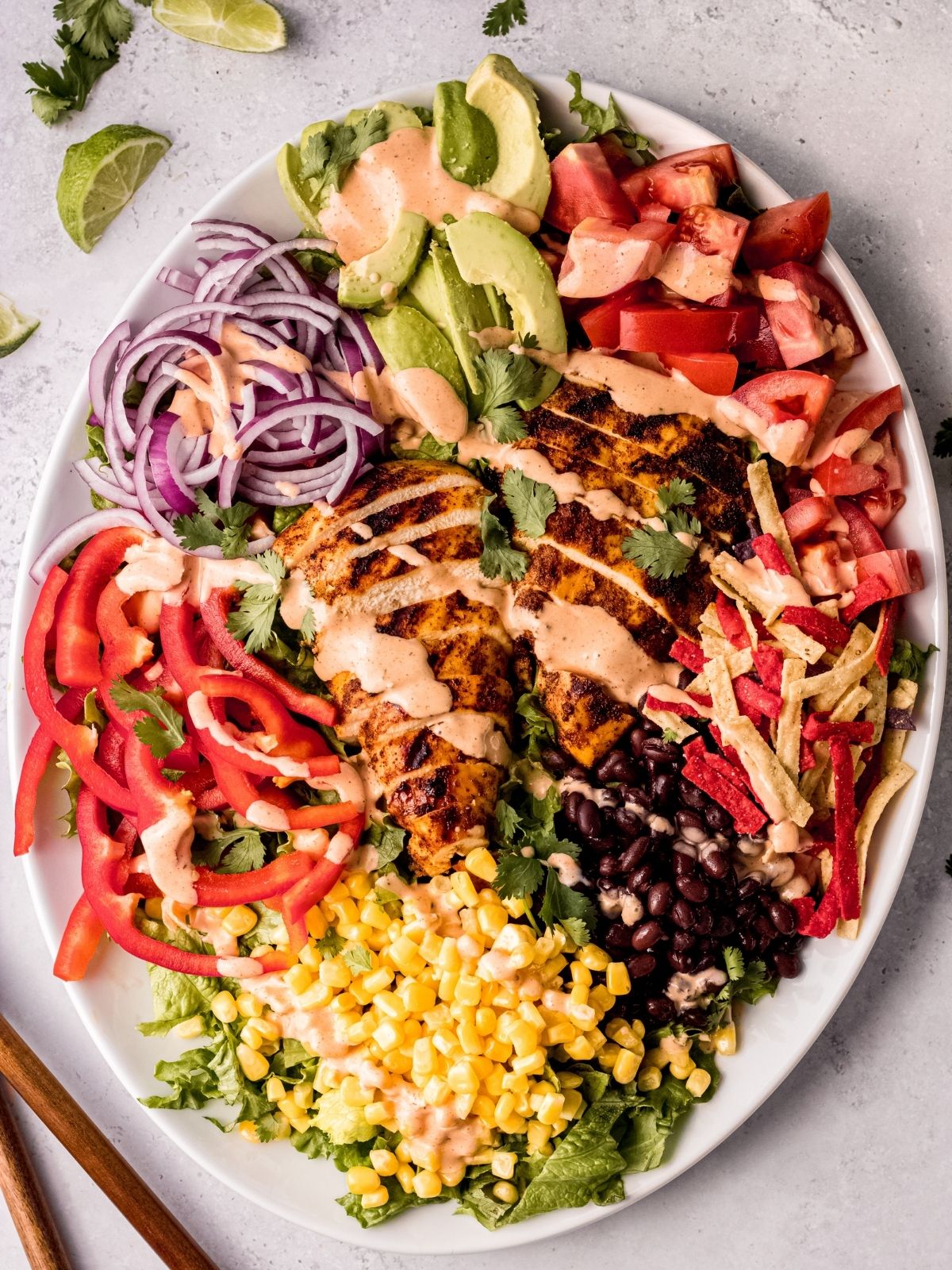 Southwest Chicken Salad with Spicy Ranch Dressing Southwest Chicken Salad with Spicy Ranch Dressing