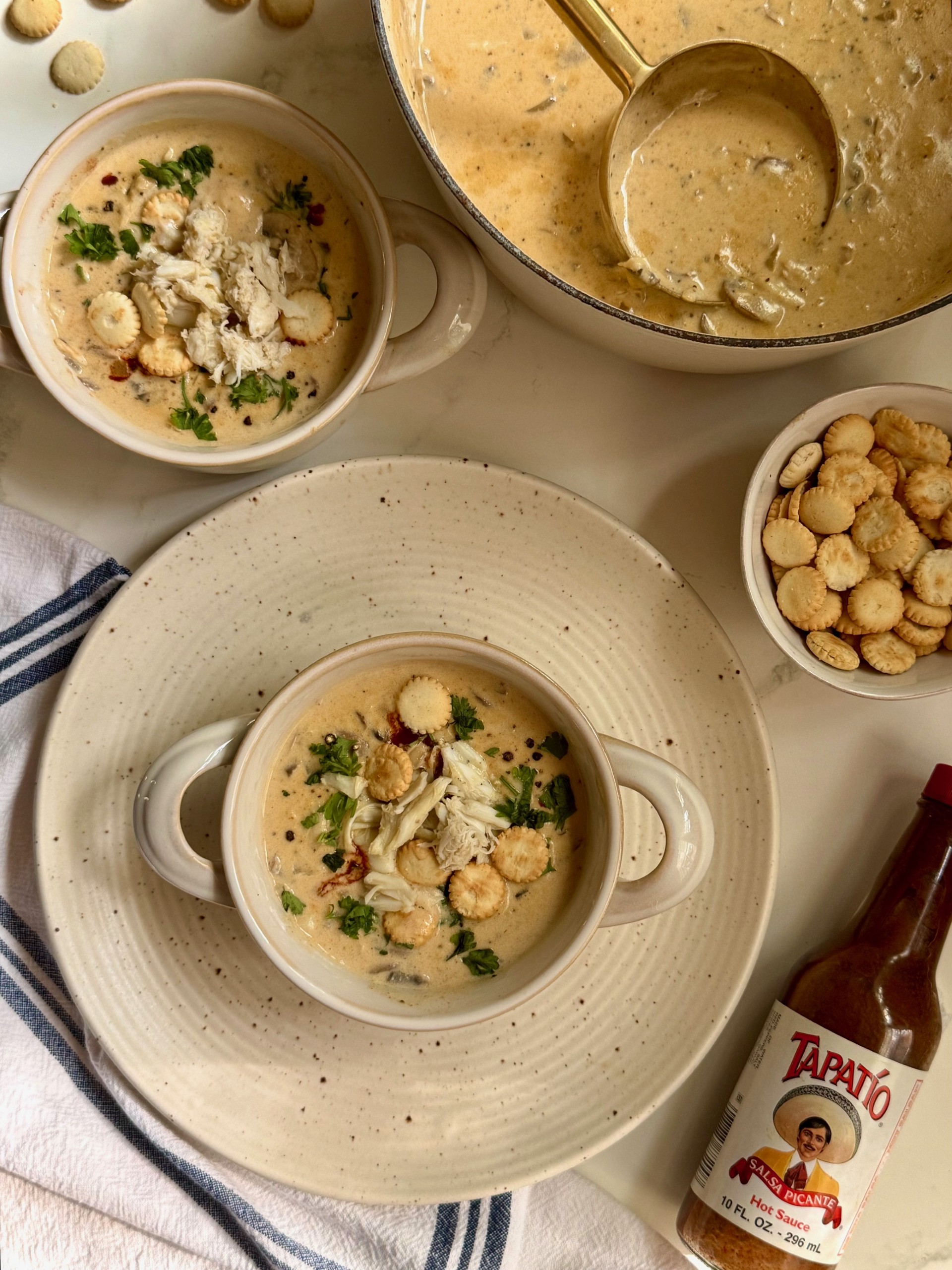Chesapeake Crab & Mushroom Soup