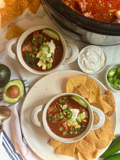 Crock-Pot BBQ Pulled Pork Chili