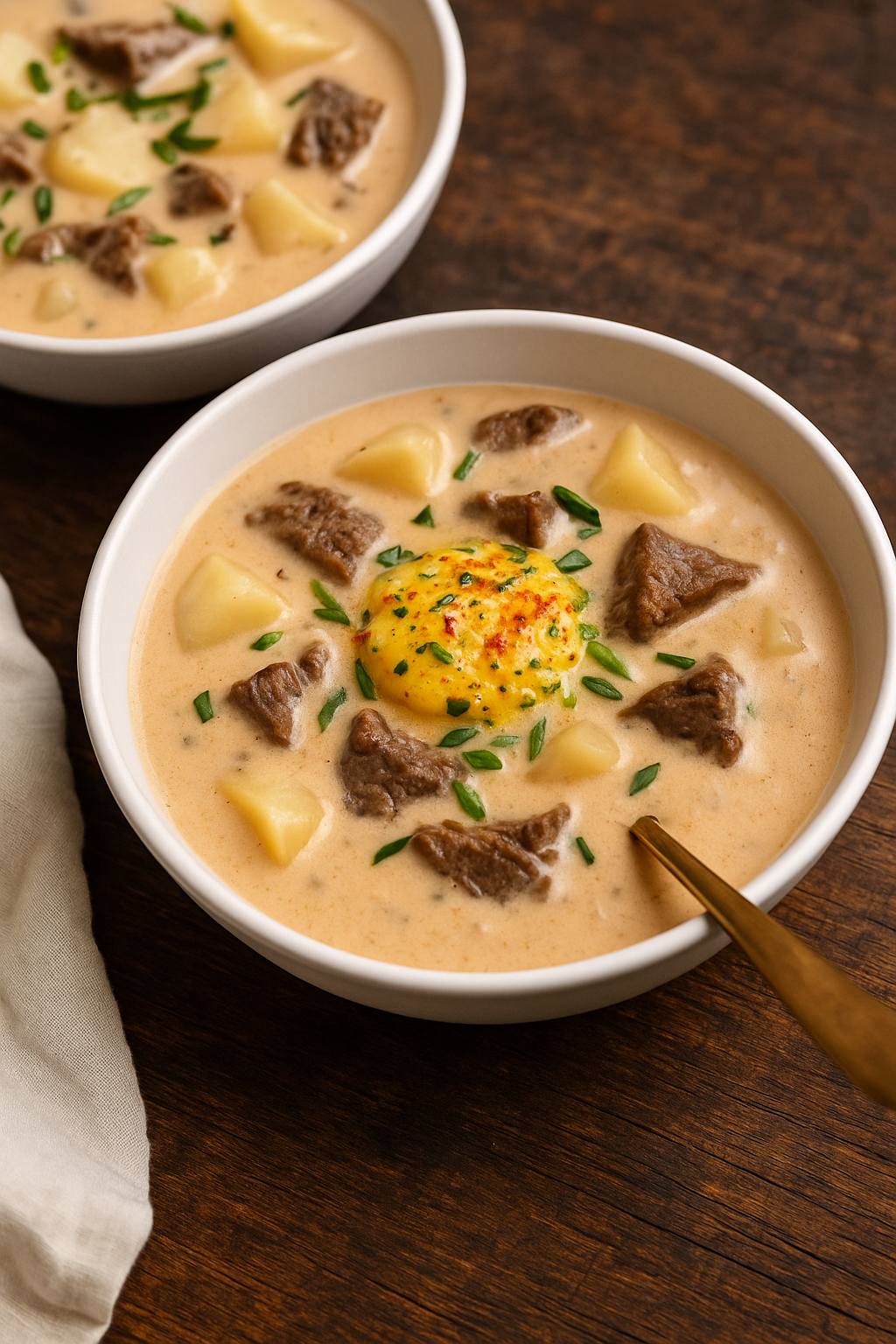 Cowboyo Butter Steak and Potato Soup