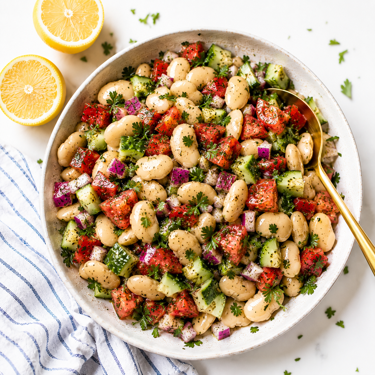 Southern Mediterranean Butter Bean Salad